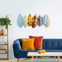 Wallity Hornbeam 4 Escultura de Pared de Metal Multicolor